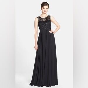 Anthropologie BHLDN Gwenyth Wedding, Bridal, Formal Gown, by Jenny Yoo Black Sz0